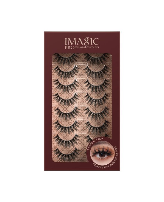 IMAGIC 8-Pair 3D False Eyelashes