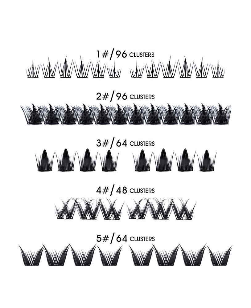 8-Strip Adhesive-Free False Eyelashes