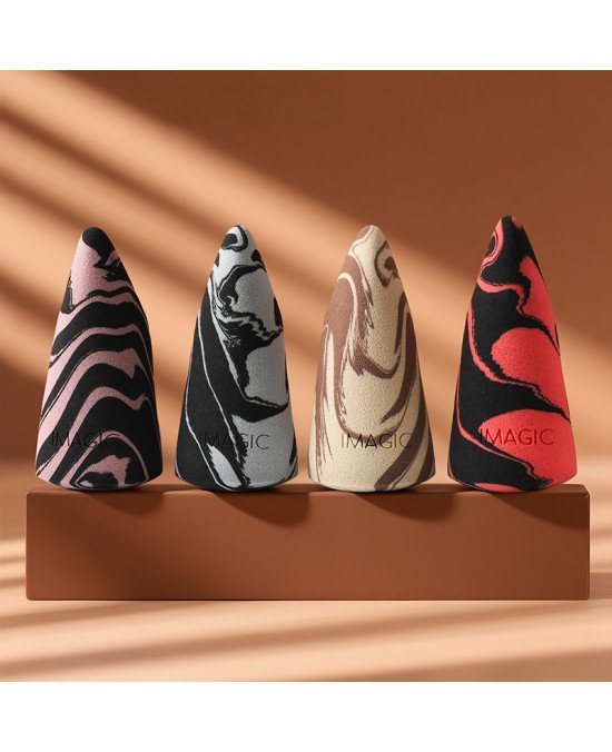 Mix-Color Peak-Shaped Powder Puff